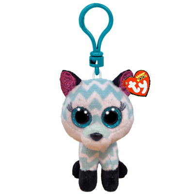Ty Beanie boo's clip atlas fox, 7cm
