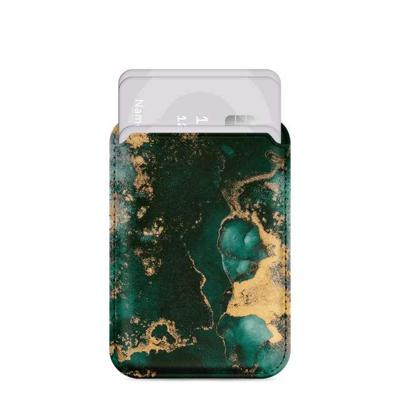 MIO Green Marble Magsafe Compatible Card Holder