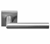 Formani LB2-19BSQR53 BASICS deurkruk op rozet mat roestvast staal - thumbnail