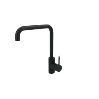 Hotbath Cobber Keukenmengkraan Draaibaar Zwart Mat CB041 - thumbnail