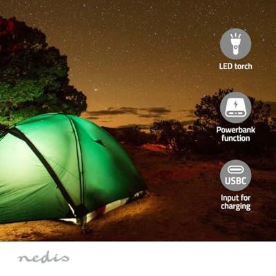 Nedis Noodradio | Draagbaar Model | DAB+ / FM | Batterij Gevoed / Handslinger / Solar Powered / USB Gevoed | Wekker | Groen / Zwart - RDDBCR2000GN Nedis Noodradio | Draagbaar Model | DAB+ / FM | Batterij Gevoed / Handslinger / Solar Powered / USB Gevoed | Wekker | Groen / Zwart - RDDBCR2000GN