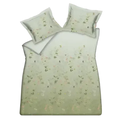 Vandyck Gardenia smoke green dekbedovertrek