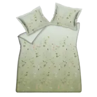 Vandyck Gardenia smoke green dekbedovertrek - thumbnail