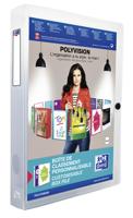 OXFORD Polyvision personaliseerbare elastobox, formaat A4, uit PP, rug van 4 cm, transparant - thumbnail