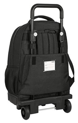 Schoolrugzak met Wielen Safta Stone Zwart 33 x 45 x 22 cm