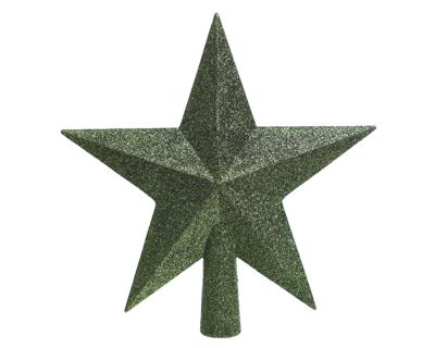 Decoris Piek Kunststof Groen met glitters 4.2x19x19cm