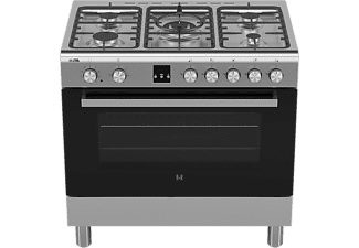 Etna FG190RVS Gasfornuis Grijs