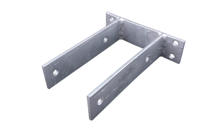 Waelbers U-pergolasteun op plaat 101mm, thermisch verzinkt (FV) - 1 Stuk(s) - 429333.99