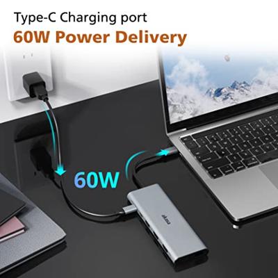 Akasa USB Type-C 14-In-1 Dock USB-C dockingstation Geschikt voor merk (dockingstation): Universeel Geïntegreerde kaartlezer, USB-C Power Delivery - thumbnail