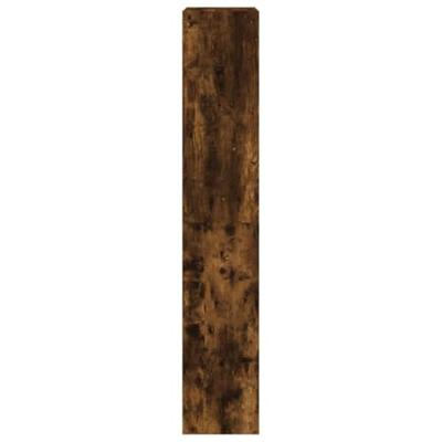 Schoenenkast met 4 klaplades 60x34x187,5 cm gerookt eikenkleur