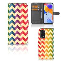 Xiaomi Redmi Note 11 Pro 5G/4G | Telefoon Hoesje | Zigzag Multi Color - thumbnail