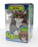 Lumo Stars speelfiguur Pupu konijn junior 10 cm ABS grijs/wit - thumbnail