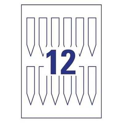 Avery-Zweckform T3005-10 Insteekbare labels 100 x 20 mm Polyester Wit 120 stuk(s) Niet hechtend Laser (kleur), Laser (zwart/wit) Avery-Zweckform T3005-10 Insteekbare labels 100 x 20 mm Polyester Wit 120 stuk(s) Niet hechtend Laser (kleur), Laser (zwart/wit)