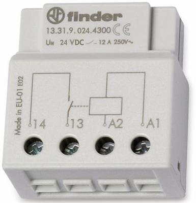 Finder Schakelrelais Inbouw 13.31.9.024.4300 1x NO 24 V/DC 12 A 1 stuk(s)