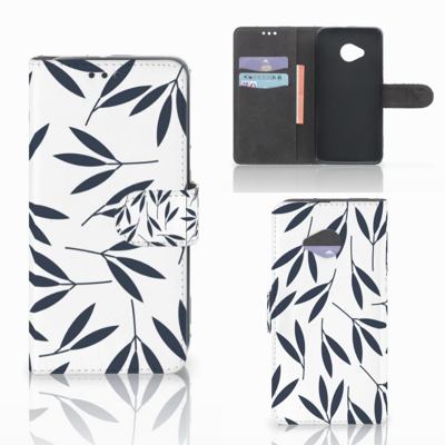 HTC U11 Life Hoesje Leaves Blue HTC U11 Life Hoesje Leaves Blue