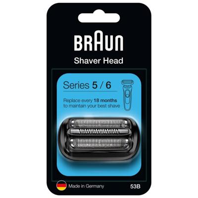 Braun Scheerblad / 53B / Series 5/6 Scheerhoofden Zwart