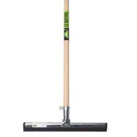 MM Eurotool Vloertrekker metaal 35cm zwarte rubber mm steel 150cm - thumbnail