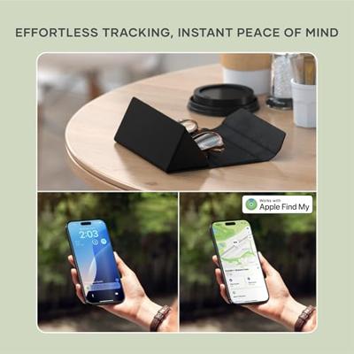 Satechi FindAll vegan-lederen brillenkoker met FindMy - Black Satechi FindAll vegan-lederen brillenkoker met FindMy - Black