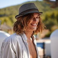 Barts Fluoriet Hoed Heren Navy one size - thumbnail