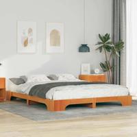 Bedframe Bruin 160 x 210 cm Massief grenenhout - thumbnail