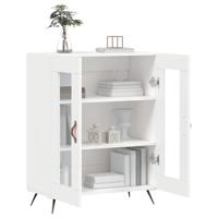 Dressoir 69,5x34x90 cm bewerkt hout wit - thumbnail