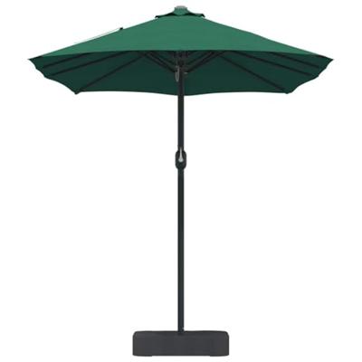 Tuinparasol Groen 385 x 209 x 244 cm Stof Tuinparasol Groen 385 x 209 x 244 cm Stof