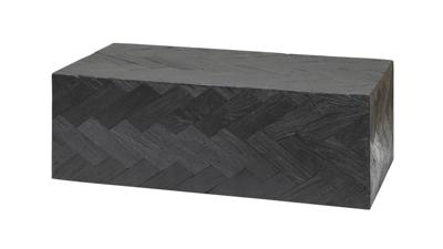 Tower Living Salontafel 'Ziano' Visgraat, 100 x 52cm, kleur zwart Tower Living Salontafel 'Ziano' Visgraat, 100 x 52cm, kleur zwart
