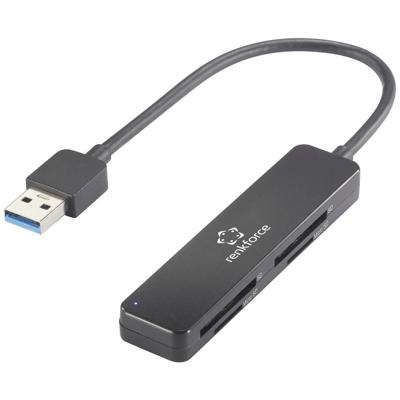 Renkforce RF-PCR-220 Externe geheugenkaartlezer USB-A 3.2 Gen 1 Zwart