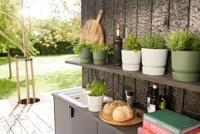 Elho Greenville bloempot 16 cm wit - thumbnail