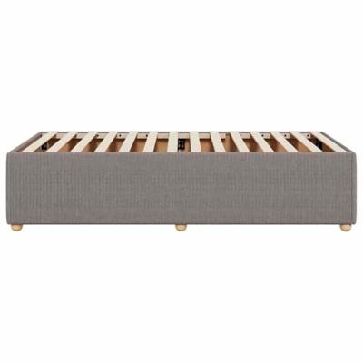 Bedframe zonder matras 80x200 cm stof taupe
