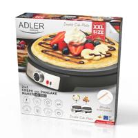 Adler AD 3093 Dubbelzijdige elektrische pannenkoekenmaker 2-in-1 Zwart - thumbnail