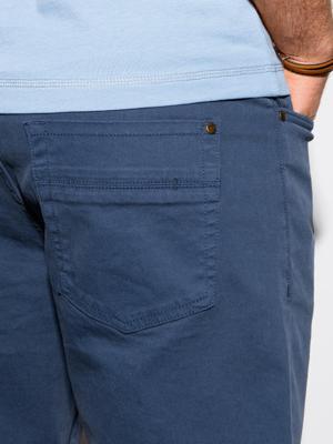 SALE - Chinoshort - Navy - Korte Broek - Zachte Stof
