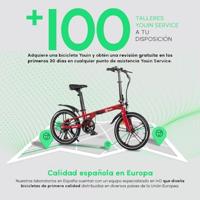Elektrische Fiets Youin BK1350R MARBELLA Rood 250 W 20" - thumbnail