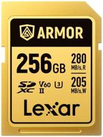 Lexar SDXC Pro Gold Series ARMOR UHS-II 256GB V60 IP68 R280/W205 - thumbnail