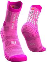 Compressport compressiesokken Pro Racing polyamide roze T2 - thumbnail