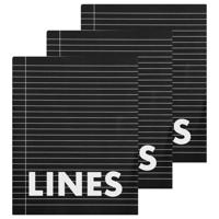 HEMA Schriften 16.5 x 21 cm - geruit 5 mm - 3 stuks - thumbnail