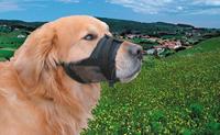 Nobby Verstelbare nylon muilkorf voor honden, zwart, 3, maat L - thumbnail