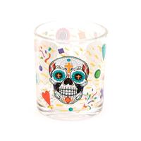Dia de Los Muertos Set 2 glazen Drinkglazen 250ml - thumbnail