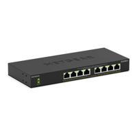 NETGEAR 8-poorts PoE-switch (GS308LP) - Gigabit Ethernet onbeheerde netwerkswitch - met 8 x PoE+ @ 60 W upgradebaar - desktop, wandmontage of rekmontage - beperkte levenslange bescherming - thumbnail