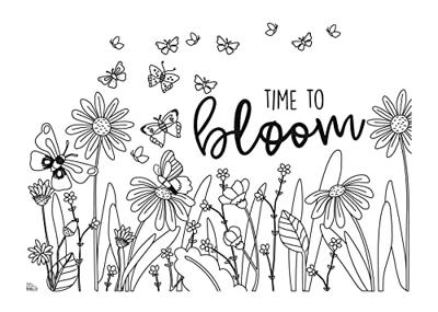 Sjablonen voor ramen met krijtmarkers BLOOM & GROW Premium folia meerkleurig Sjablonen voor ramen met krijtmarkers BLOOM & GROW Premium folia meerkleurig