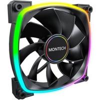 MONTECH Montech RX140 PWM ARGB Reverse Lüfter - 140mm, schwarz PC-ventilator - thumbnail