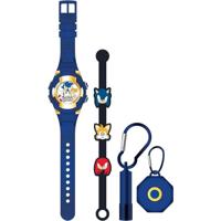Accutime Sonic Horloge Cadeau Set Blauw/Geel - thumbnail