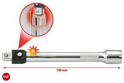 KS Tools 919.1402 919.1402 Verlenging Aandrijving 1/4 (6.3 mm) 1 stuk(s) KS Tools 919.1402 919.1402 Verlenging Aandrijving 1/4 (6.3 mm) 1 stuk(s)