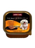 ANIMONDA Vom Feinsten Adult Beef and turkey heart - nat hondenvoer - 150g - thumbnail