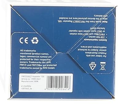 AVM FRITZ!DECT Repeater 100 WiFi repeater Wit - thumbnail