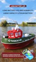 Heng Long 1/72 Tug Boat 686 RTR - Groen - thumbnail