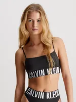 Calvin Klein Bralette dames - Intense Power - Zwart - Dames topje microvezel - Spaghetti bandjes - thumbnail