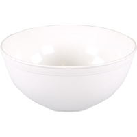 Goldplast Bak | PP | 2000ml | Use & reuse | Ø20cm | reusable | onbreekbaar | saladebak | wit | 36 stuks - thumbnail