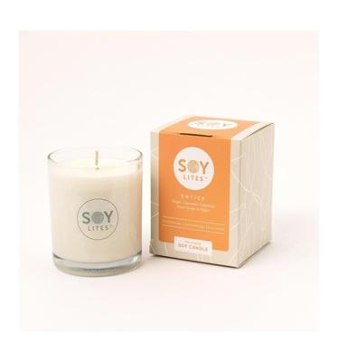 Soylites Soycandle Entice - Ginger, Cinnamon, Grapefruit, Sweet Orange & Pepper Soylites Soycandle Entice - Ginger, Cinnamon, Grapefruit, Sweet Orange & Pepper
