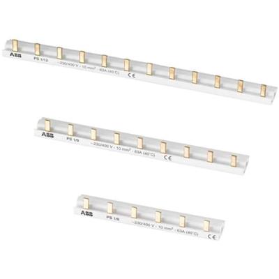ABB 2CDL210001R1006 ABB STOTZ-KONTAKT verzamelrail proM Compact PS 1/6 Phase busbar Aantal rijen 1 Grijs 1-polig 10 mm² 1 stuk(s)